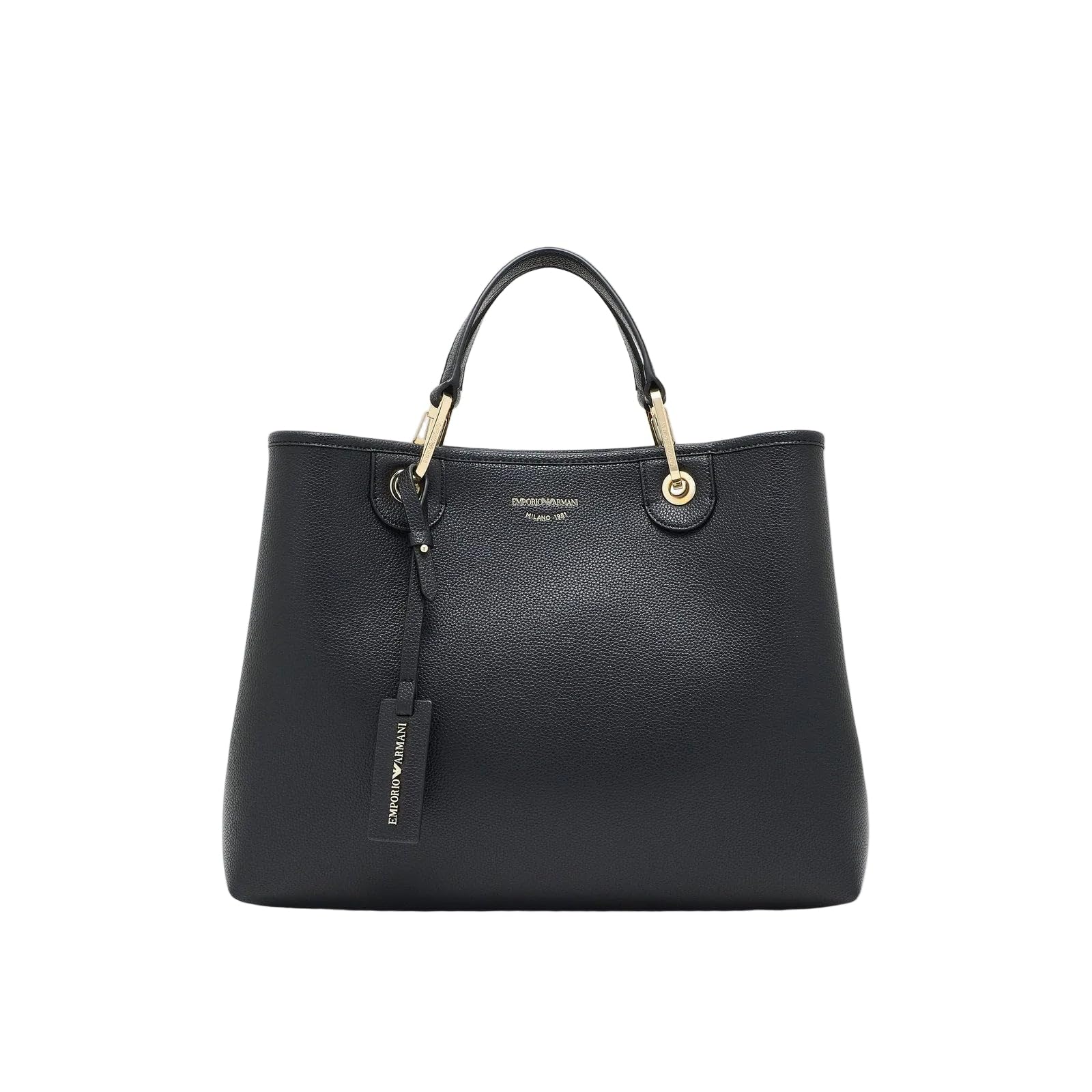 Emporio Armani Women's Black Shopping Bags, One Size, Myea Tote Bag