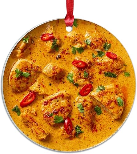 Miniatura 64 de Adorno de Navidad mexicano de tortilla de maíz acrílico adornos para decoraciones de Navidad, divertidos y deliciosos adornos de decoración de árbol