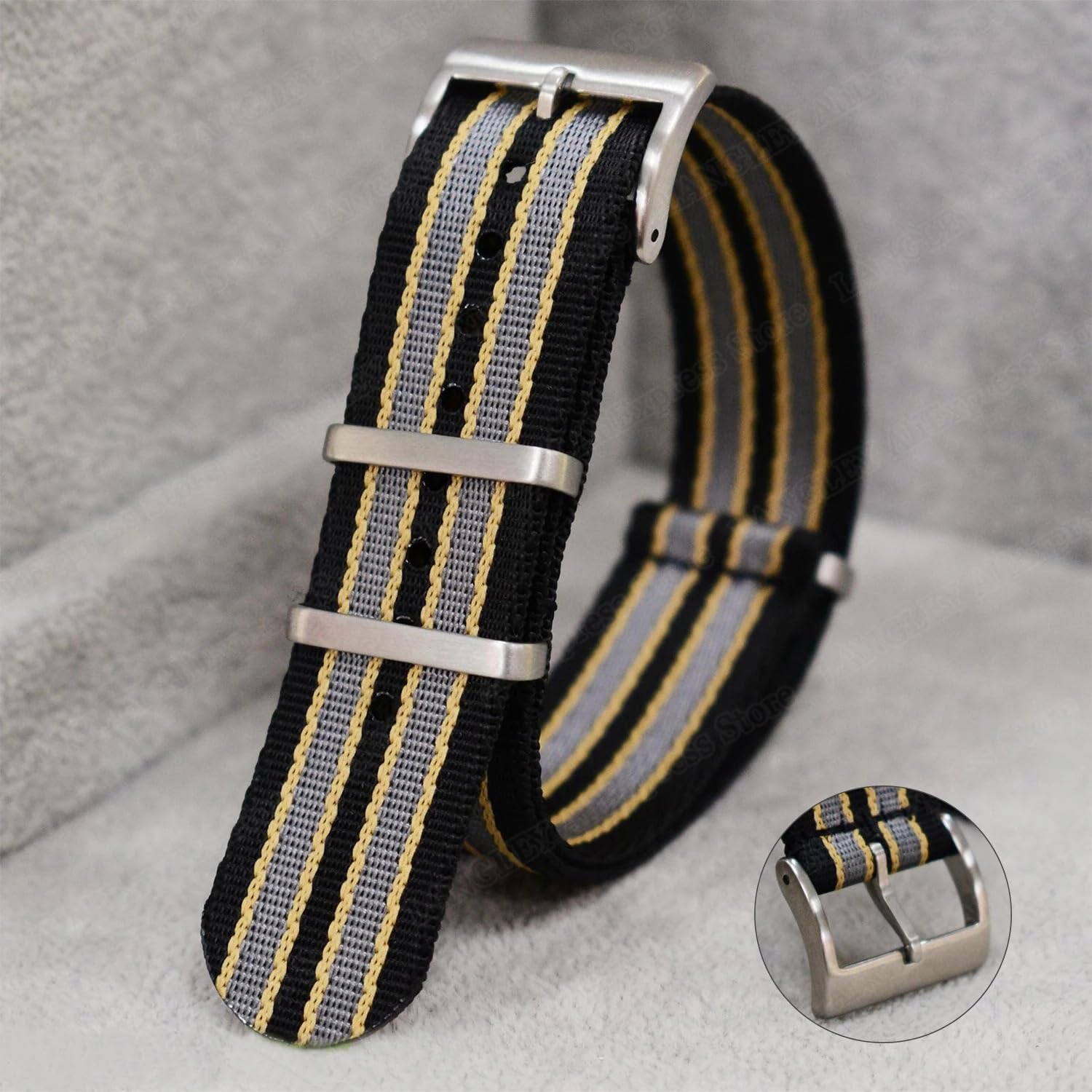 Remplacement du bracelet de la montre intelligente Bracelet de montre en Nylon de 20mm, Bracelet de montre de Sport universel, Bracelet de montre de remplacement