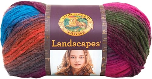 Miniatura 8 de Lion Brand Yarn (3 unidades) - Hilo Landscapes, Blue Lagoon