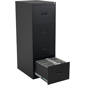 Pierre Henry A4 Steel 4 Drawer Filing Cabinet Silver Amazon Co Uk Kitchen Home