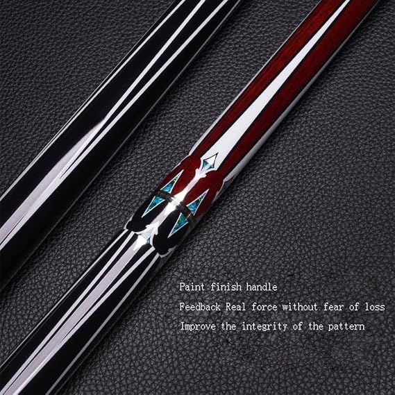 Pool cues for Men Pool cue Set Billiard cue Big Head Chinese Eight-Ball Billiard cue Black 8 cue 1/2 Split cue