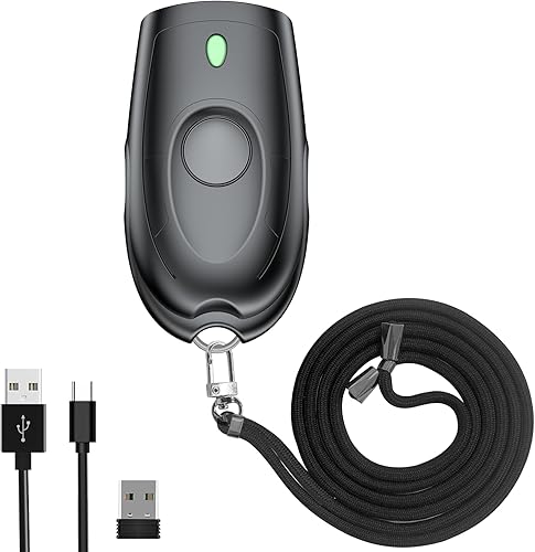 Symcode Escáner de código de barras Bluetooth Mini 1D pequeño escáner portátil de código de barras 3 en 1 Bluetooth y 2.4G inalámbrico y USB con