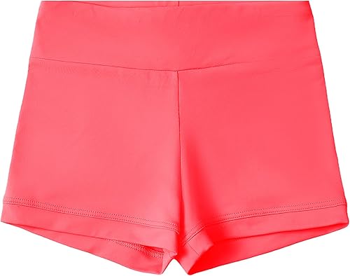 Swdarz Pantalones cortos de baile para niñas para ballet, gimnasia, animación, atletismo de elastano para deportes de equipo