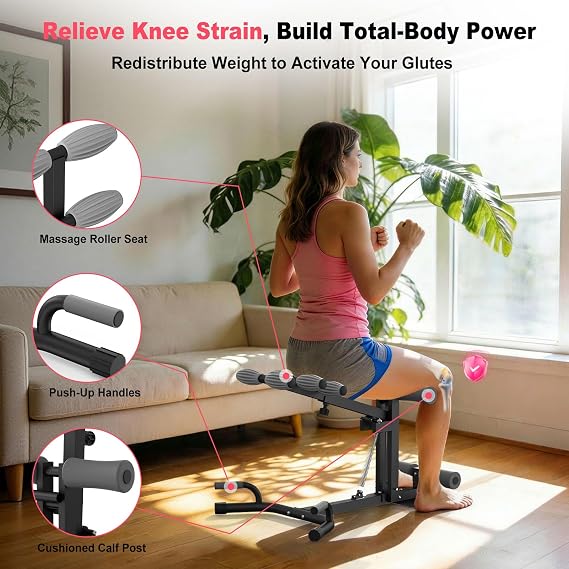 HOTWAVE Deep Squat Machine,Adjustable Machine for Squats
