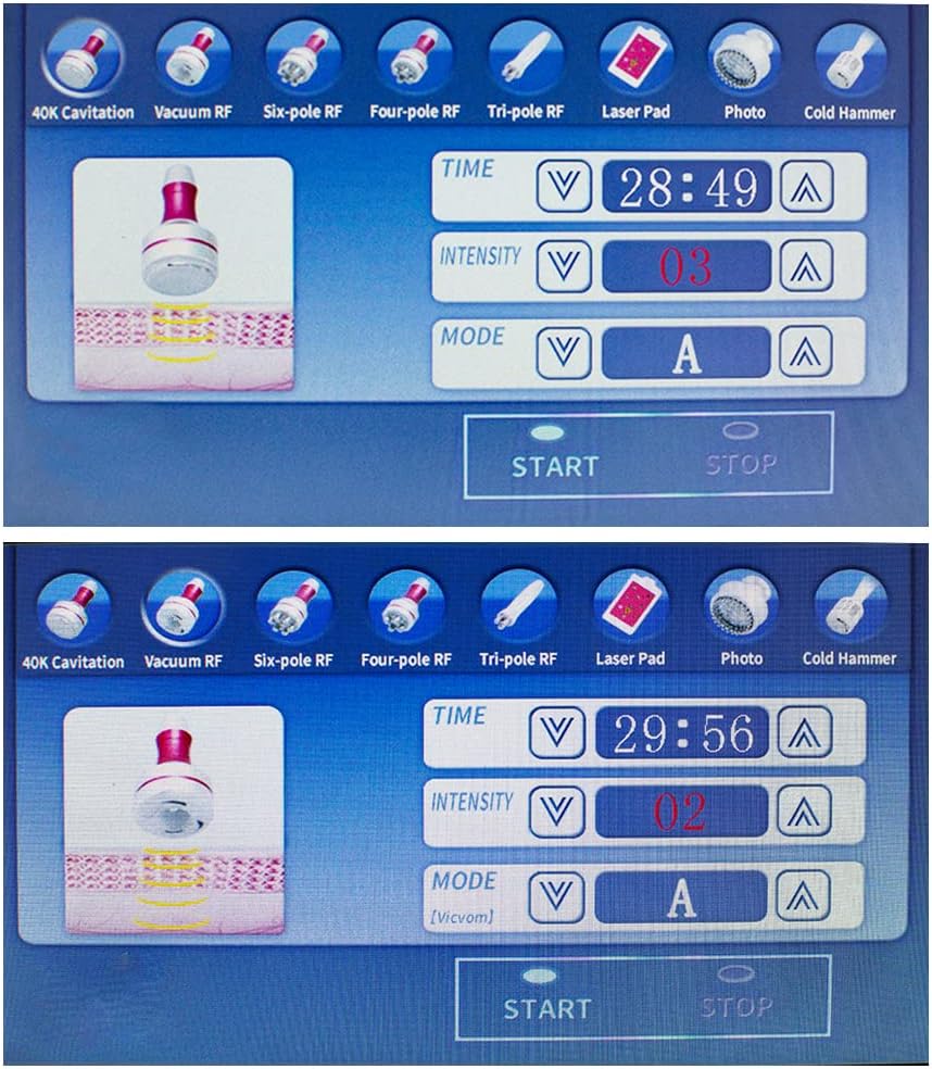 9 in 1 Micro-Current Body Beauty Machine with Hot Cold Hammer for Home Salon Use Carejoy Back Massager(US Shipping, 2-6 Days Delivery) : Beauty & Personal Care