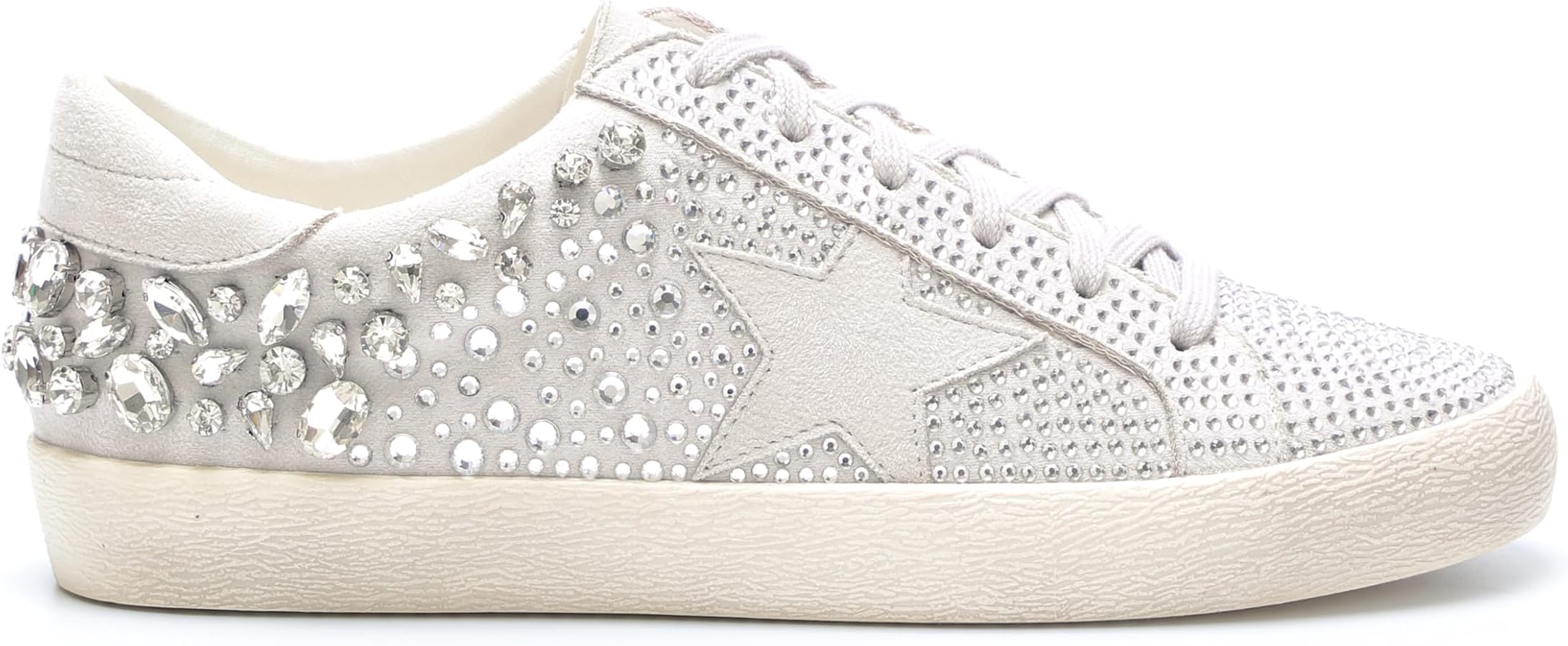 Amazon.com | Mi.iM Goldie Rubber Sole Lace-up Rhinestone Star