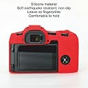 FOTOKINA Silicone Cover Protective Camera Case for Canon EOS R8 (Red) – Soft, Durable, Shockproof, Dustproof, Anti-Slip, Custom Fit, Lightweight, and Stylish Protection for Your Camera gallery image