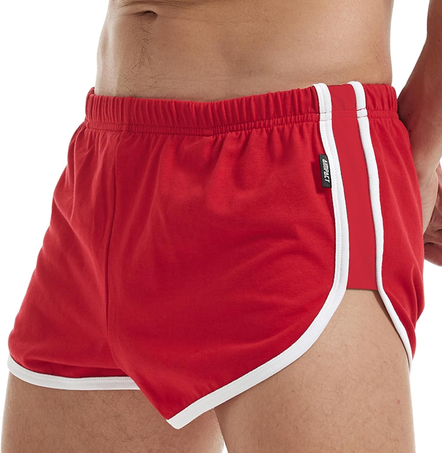 AIMPACT Mens Running Shorts 3 Inch Gym Athletic Workout Short Shorts Vintage Booty Shorts - Image 3