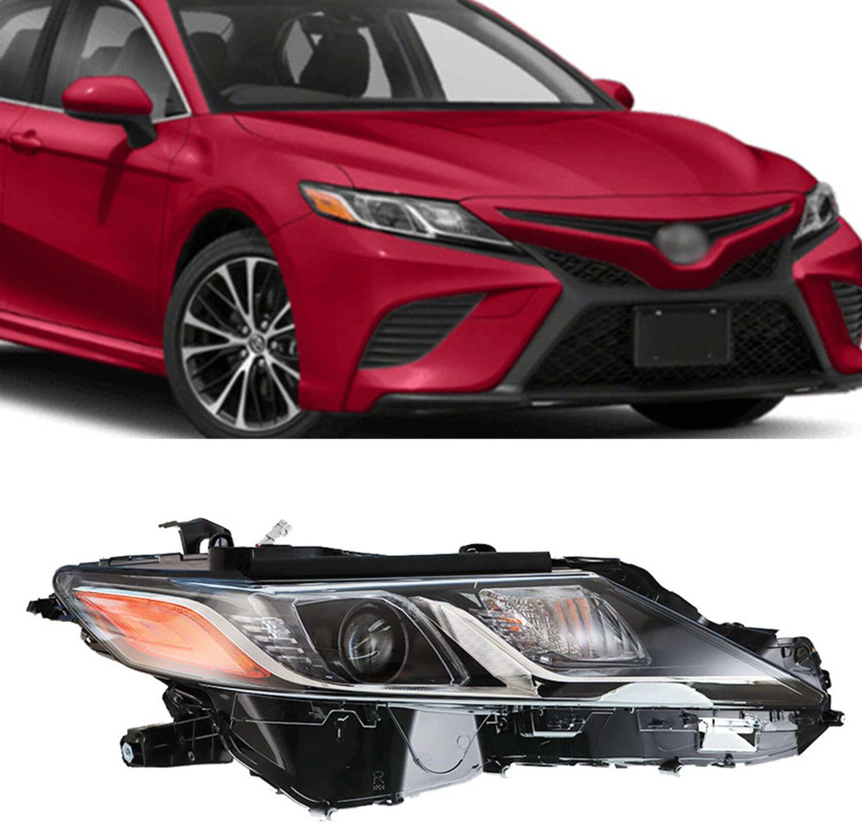 Amazon.com: labwork Headlights Assembly Replacement For 2018 2019 ...