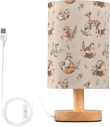 Miniatura 8 de Lámpara de mesa para tabla de surf, palmera en playa tropical, lámpara retro de verano con base de madera, lámpara de tela, lámpara de mesita