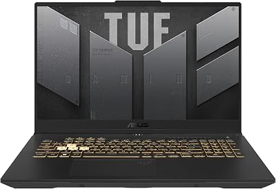 ASUS TUF Gaming F17 (2024) Gaming Laptop, 17.3โ FHD 144Hz Display, GeForce RTX 4050, Intel Core i7-13620H, 16GB DDR5, 512GB PCIe 4.0 SSD, Wi-Fi 6, Windows 11, FX707VU-AS72-CA