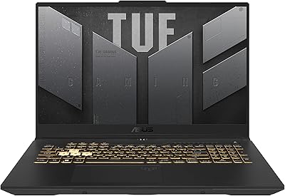 ASUS TUF Gaming A17 (2022) Gaming Laptop, 17.3” 144Hz Full HD IPS-Type, AMD Ryzen 7 6800H, GeForce RTX 3050, 16GB DDR5, 51...