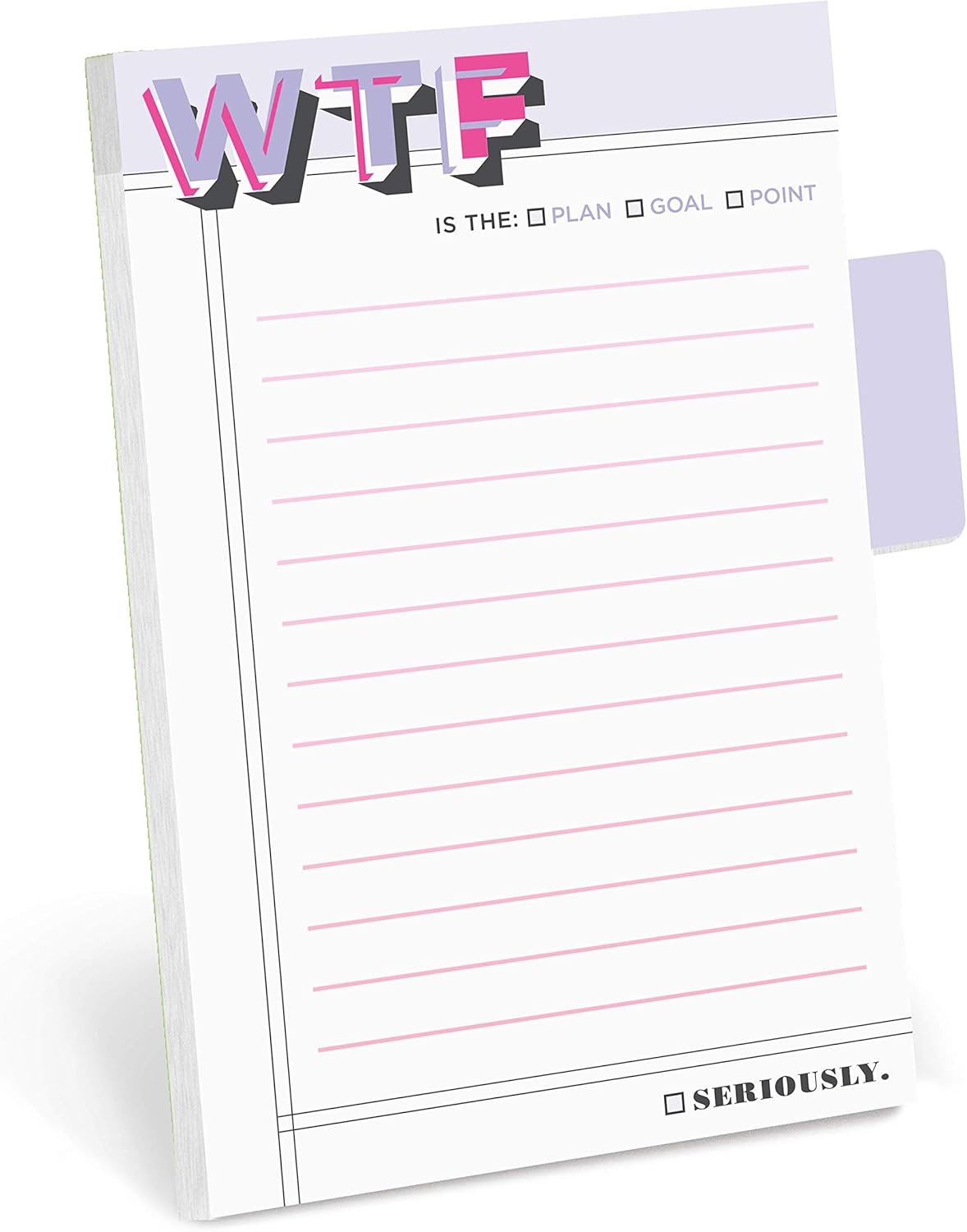 Knock Knock WTF Sticky Notes/Sticky Tabs Note Pad