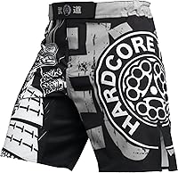 Vista 38 de Hardcore Training Pantalones cortos de lucha para hombre Boxeo MMA Combat BJJ Grappling Fitness Muay Thai Kickboxing No Gi