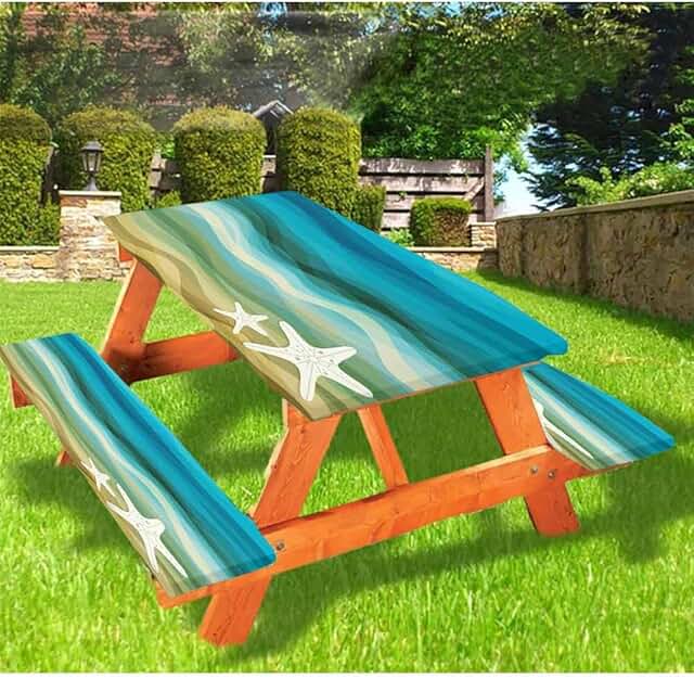 tablecloths with beach theme