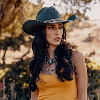 Charlie 1 Horse Women's Ruanway Grey Wool Felt Western Hat
