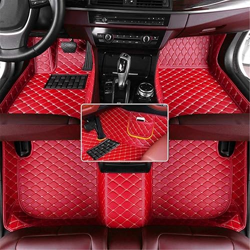 Alfombrillas personalizadas para automóvil, aptas para todo tipo de clima, alfombrillas protectoras de piel sintética para la mayoría de sedán, SUV,