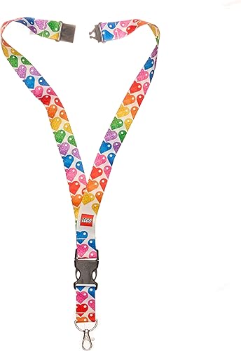 Miniatura 10 de LEGO Cordón, correa para el cuello para llaveros, cordón desmontable para teléfono, llaves, placa de identificación, con cierre y hebilla de