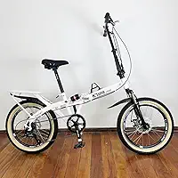 Bicicleta Dobrável Aro 20 Com Suspensão e Freio a Disco 7 Velocidades K'Tera Cargo
