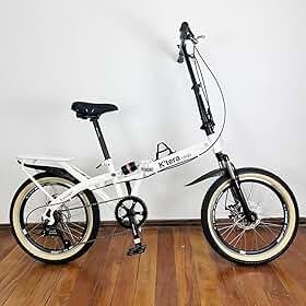 Bicicleta Dobrável Aro 20 Com Suspensão e Freio a Disco 7 Velocidades K'Tera Cargo