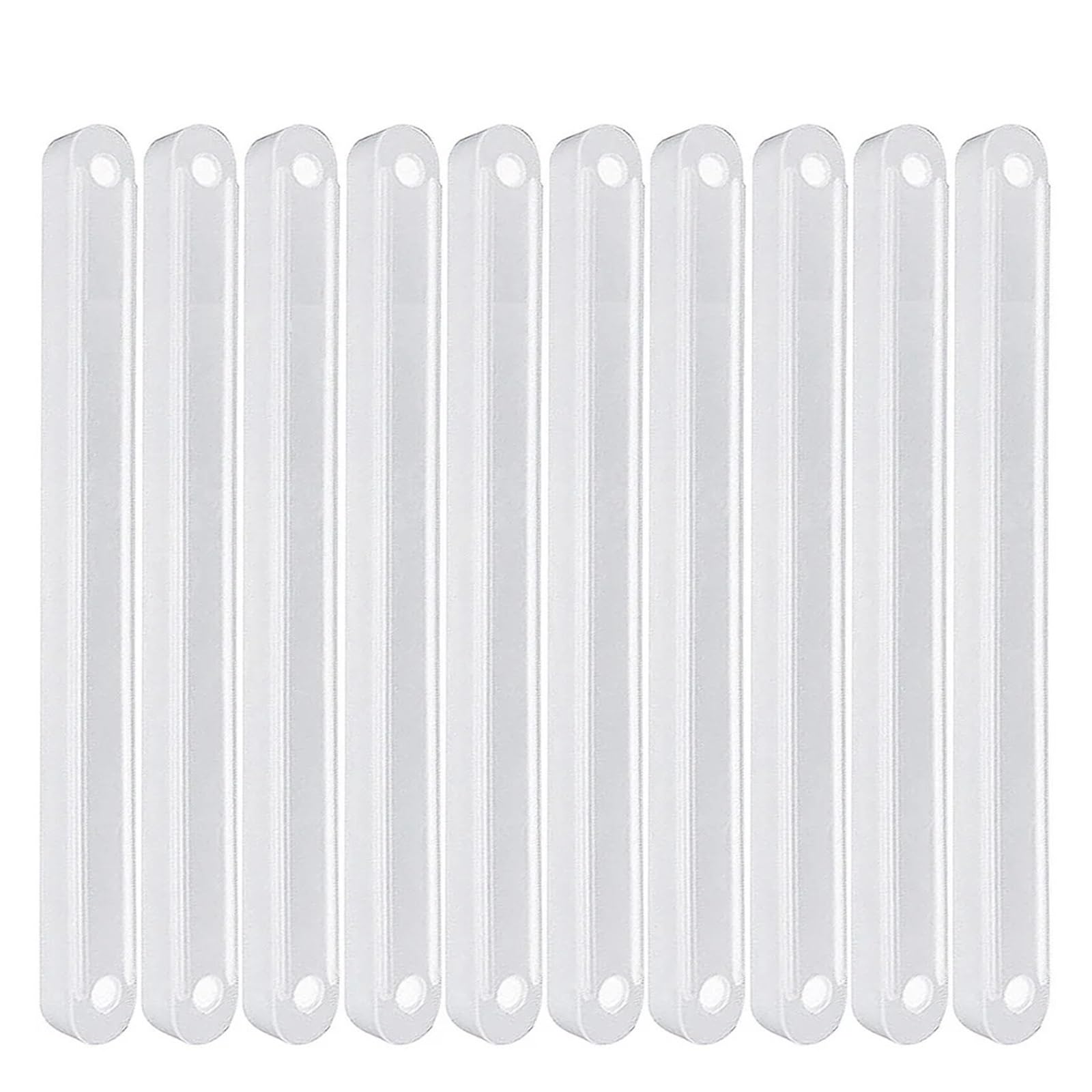 Ppqiru White 10Pcs Draw Rail Plastic Drawer Slides For Cabinet Cupboard Runners 235/298Mm Replacement Parts For Cabinet Drawer(,298Mm)