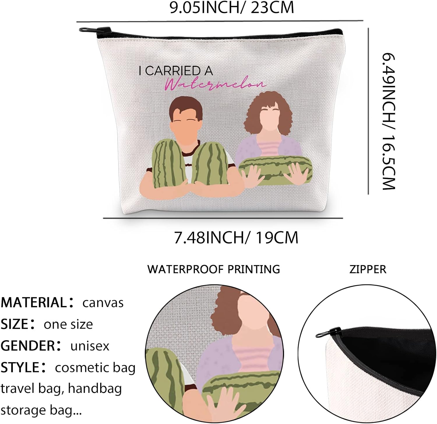 Dirty Musical Makeup Bag Dancing Gift Watermelon Movie Cosmetic Bag (CARRY) image 2