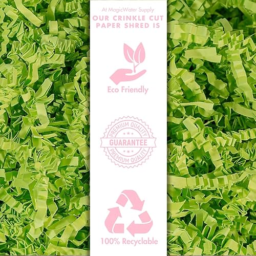 Miniatura 107 de MagicWater Supply - 1 libra - Naranja - Relleno de papel de corte arrugado ideal para envolver regalos, relleno de cestas, cumpleaños, bodas