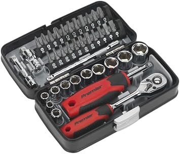 Sealey Ak8945 Socket & Bit Set 38Pc 1/4In Sq Drive