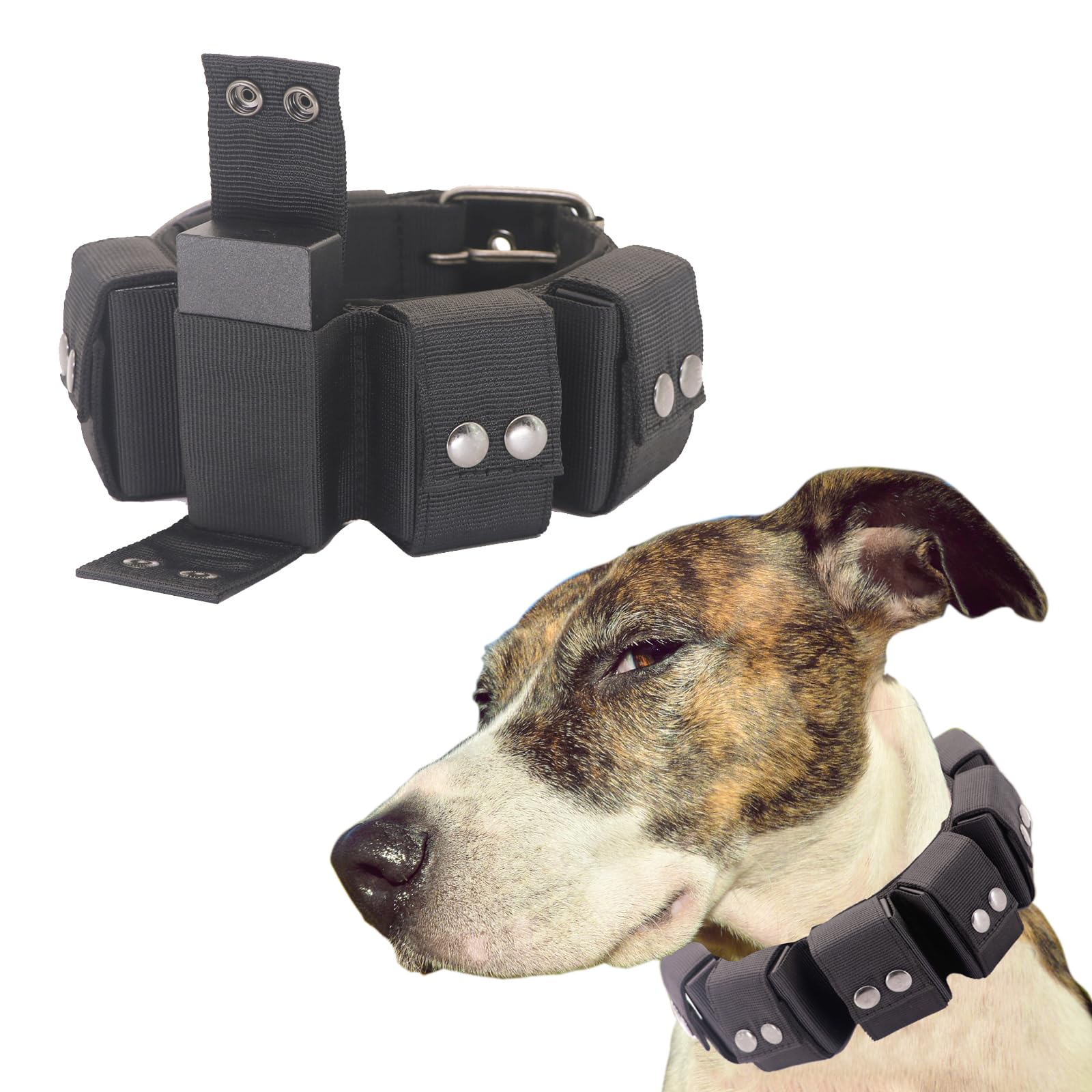 Collar táctico con peso para perro, pesas para entrenamiento y ejercicio, perros pequeños, medianos y grandes