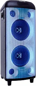 Caixa de Som Amplificada Polyvox Torre XT-990 TWS Bluetooth Full Led 2000W