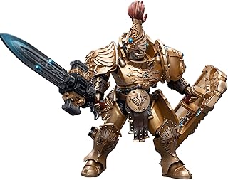 Flyima JOYTOY 1/18 Wahammer 40,000 Action Figure [Pre-Order] Adeptus Custodes Custodian Guard with Sentinel Blade and Praesidium Shield Collection Model(5-inch)