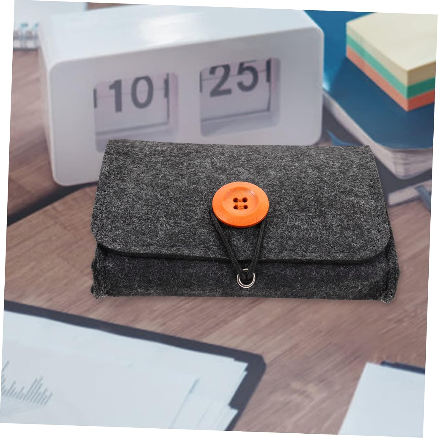 10pcs Storage Pouch Compact Felt Organizer for Bottles for Travel and Home Use Holds Small Items