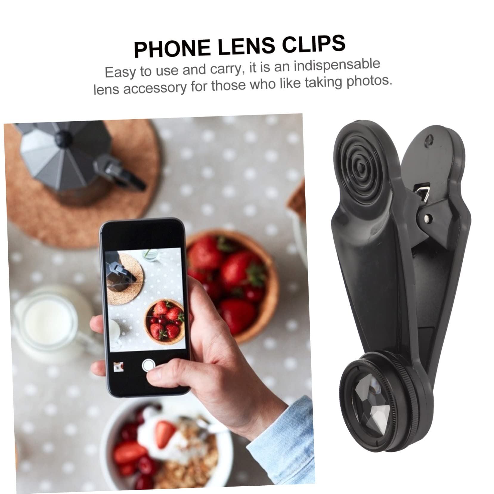 NUOBESTY Per Fotocamera Del Telefono Kit Grandangolare e Fisheye Adatto Per Macro e Teleobiettivo Include Cpl Per Scatti Professionali
