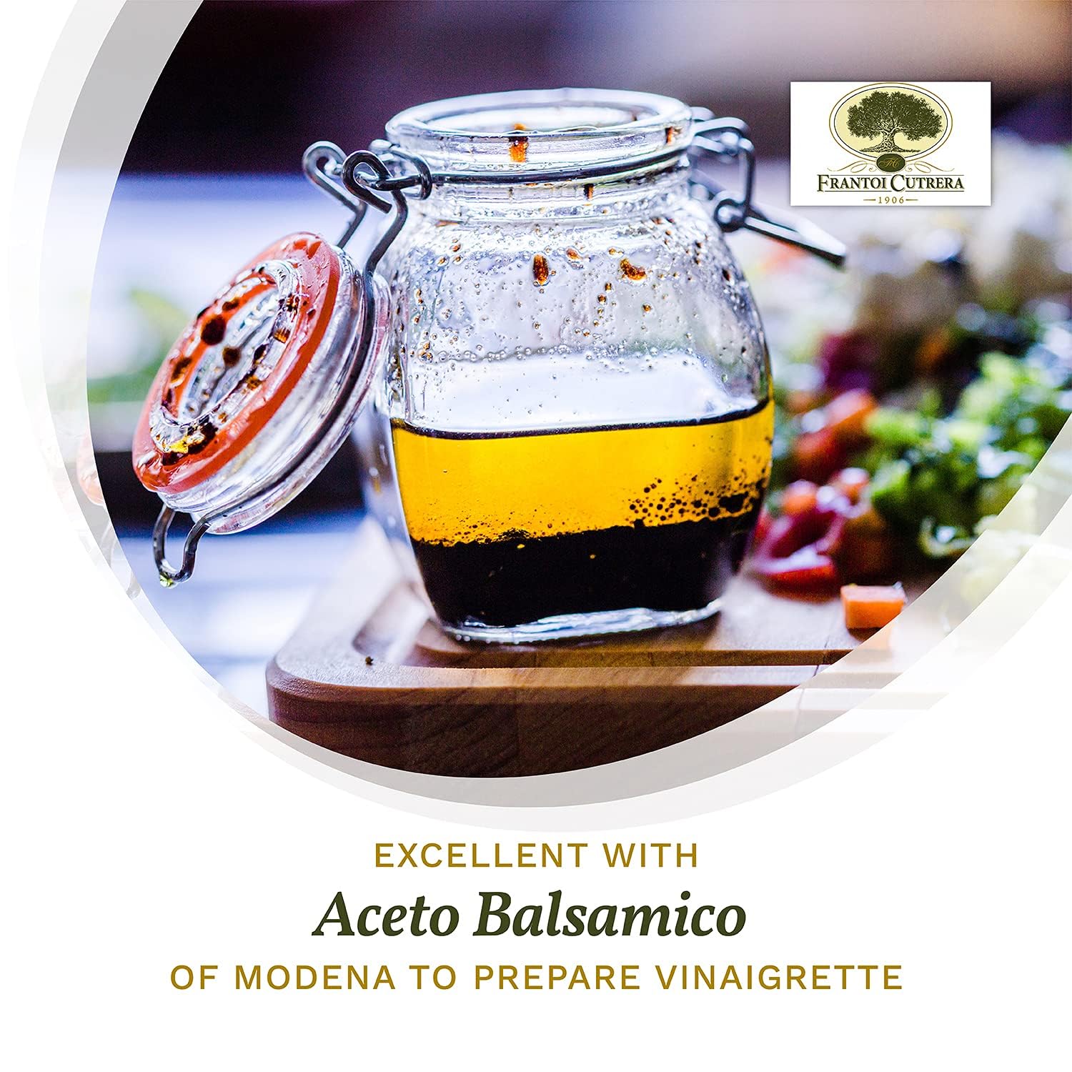 Frantoi Cutrera - Segreto Degli Iblei - Extra Virgin Olive Oil - Sicilian D.O.P Certified Italian, Pure 2022/23 Early Harvest First Cold Pressed, High In Polyphenols, 24.5 Fl Oz (Pack of 1) - Image 6