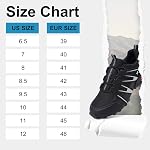 ziitop Trail Running Shoes Men Waterproof Hiking Shoes Non-Slip Outdoor Trekking Sports Shoes for Men Lightweight Breathable Sneakers All-Terrain Cross Training Shoes Walking Shoes
