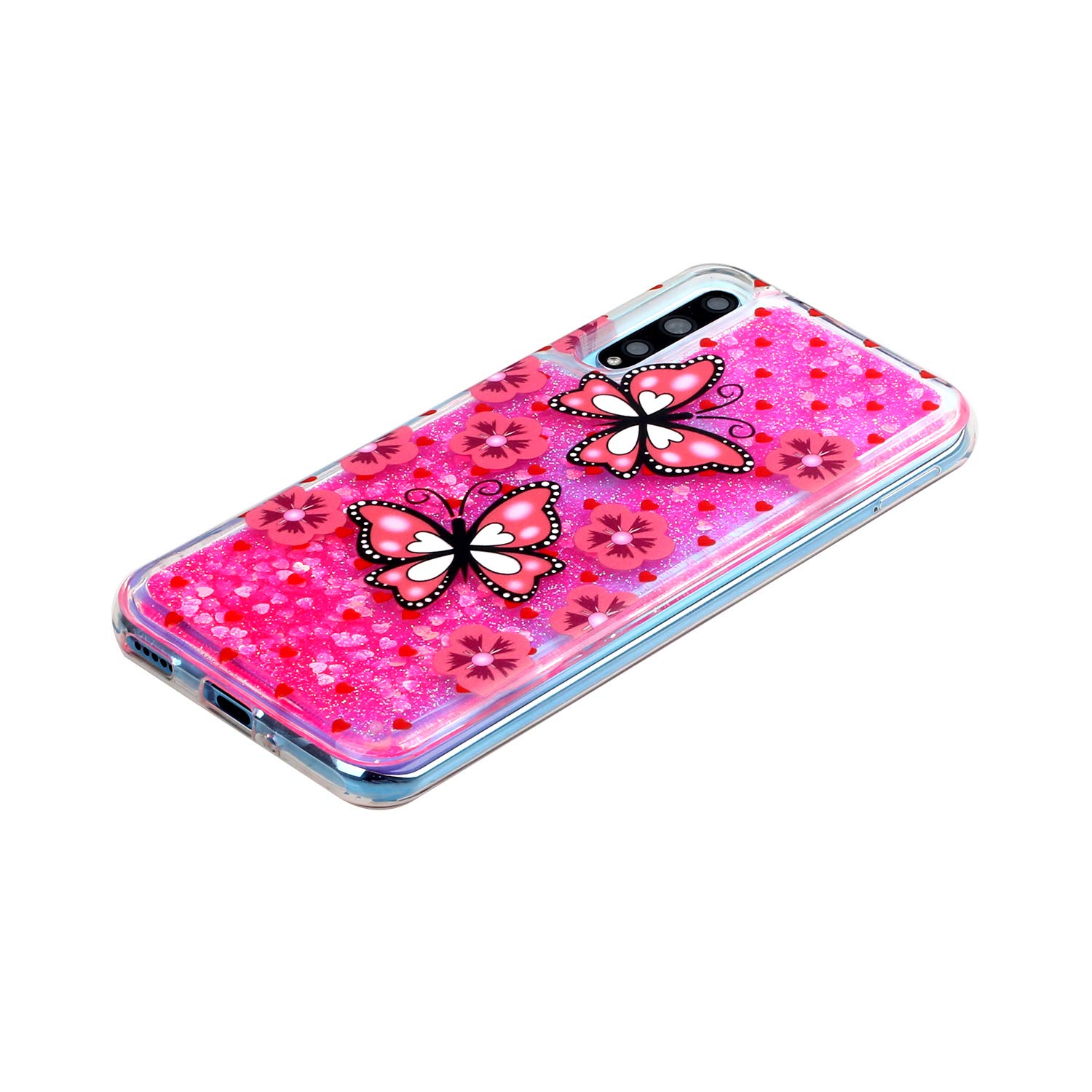 HopMore Cover per Huawei P Smart Plus 2019 / Honor 20 Lite Brillantini Silicone Morbido Trasparente Disegni Bella 3D Custodia Morbide Brillante Glitter Antiurto Case Bling Protettiva - Ragazza HopMore Cover per Huawei P Smart Plus 2019 / Honor 20 Lite Brillantini Silicone Morbido Trasparente Disegni Bella 3D Custodia Morbide Brillante Glitter Antiurto Case Bling Protettiva - Ragazza