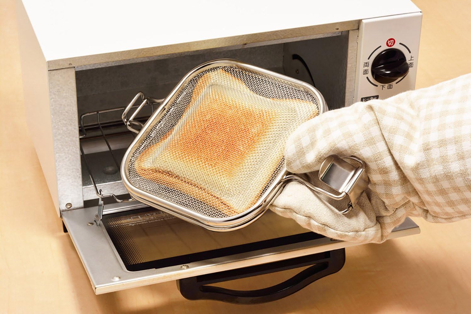 Oaks Leye LS1515 Grill, Hot Sandwich, Mesh, Made in Japan, Stainless Steel, Made in Japan