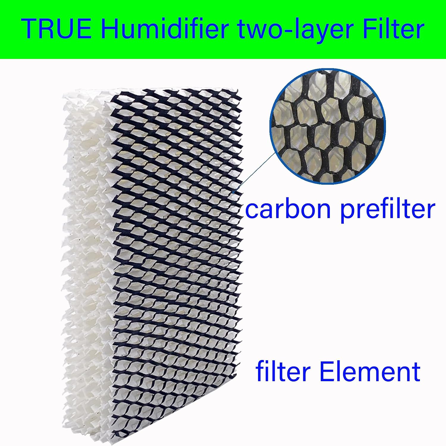 4 Pack HWF23 Humidifier Filter for Holmes HWF23CS / HWF23 Filter F Holmes HM1200 HM1250 HM1206 HM1200TPK HM1200TPK1 Bionaire BCM1250 Humidifiers