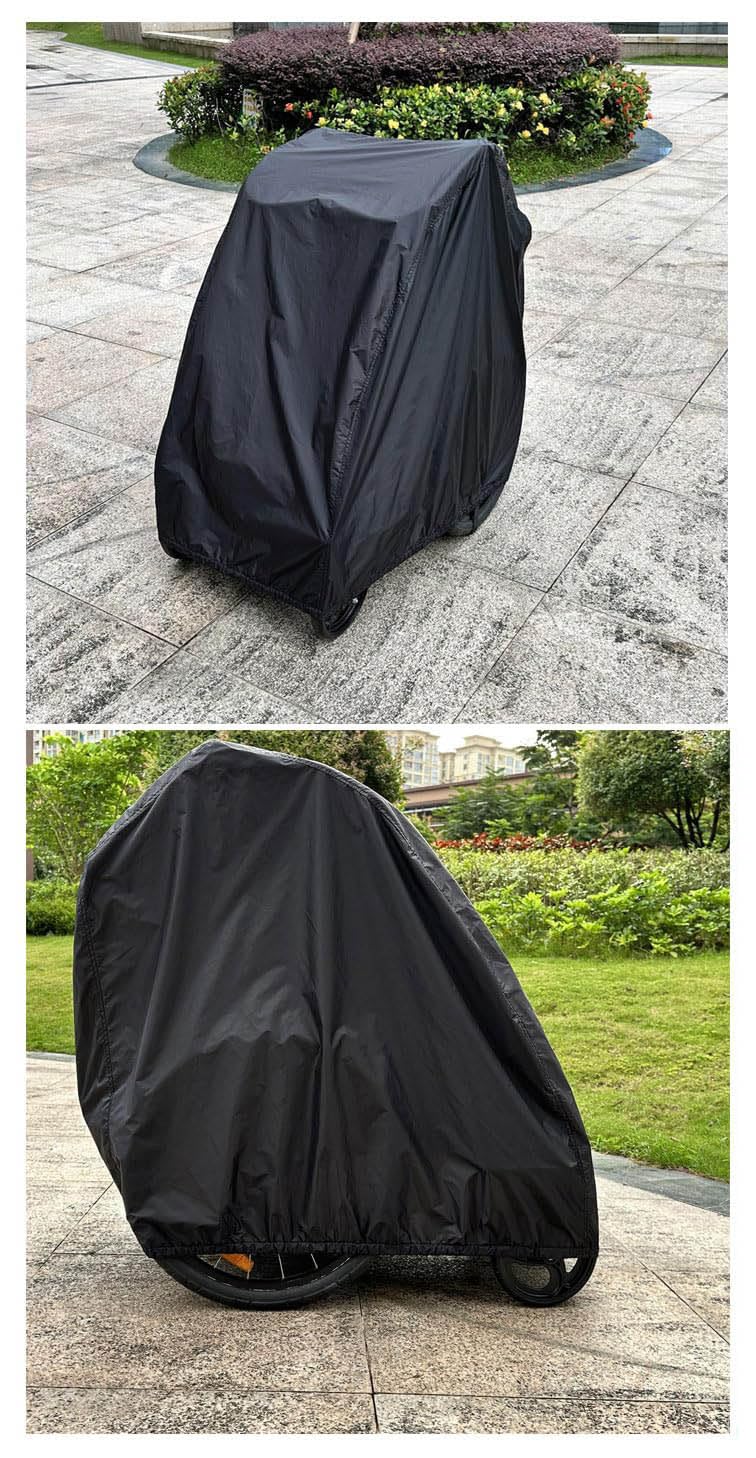 Housse Remorque Vélo AOZBZ - Oxford 420D Imperméable, Anti-UV, Universelle Pour Enfant/animal