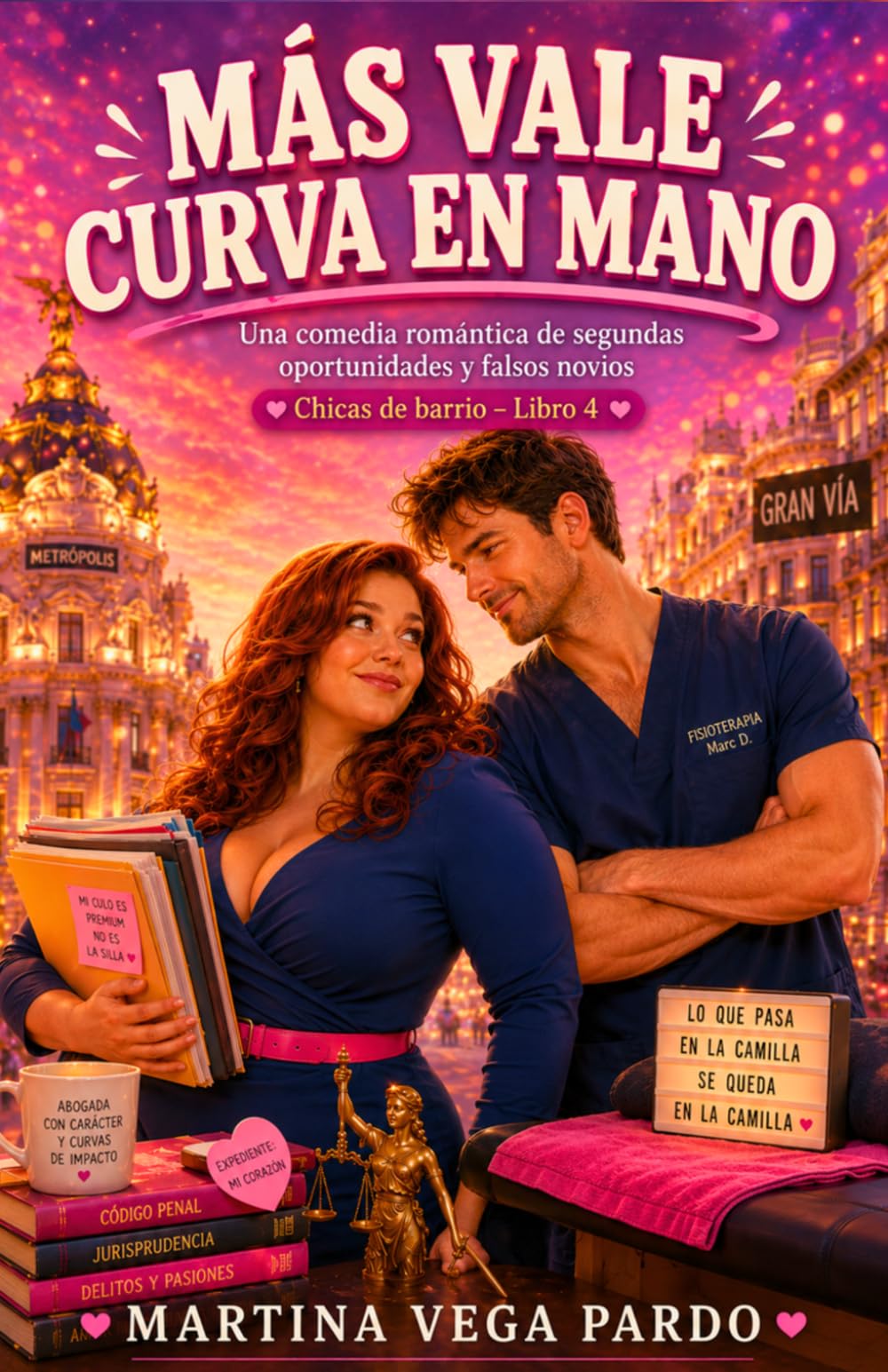 Mas vale curva en mano: Una comedia romántica de segundas oportunidades y falsos novios (Chicas de barrio)