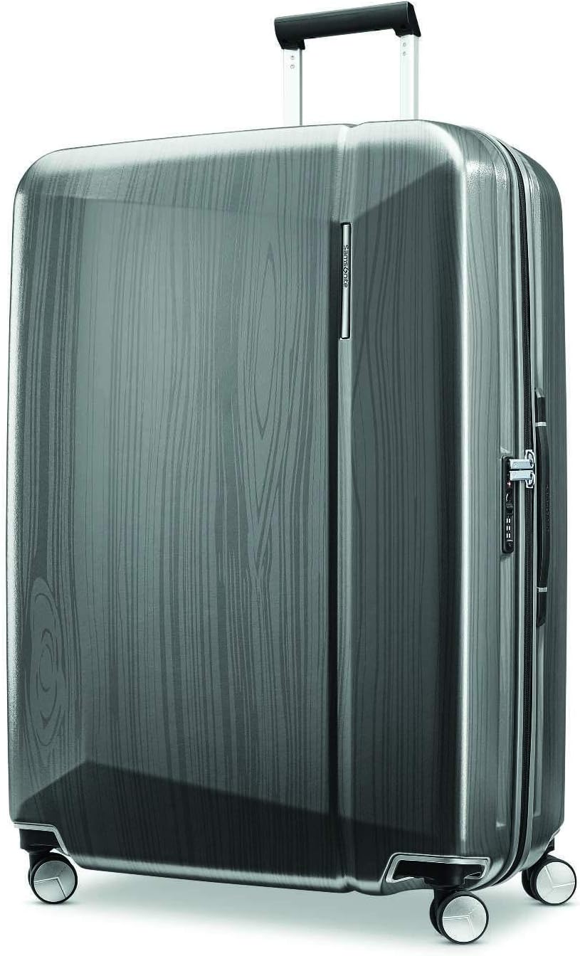 Samsonite Etude Hardside Luggage with Spinner Wheels, Cedar Wood, Checked-Large 30-Inch