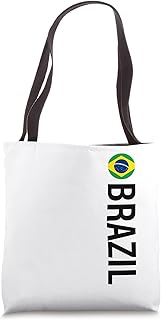 Brazil Flag Vertical Tote Bag