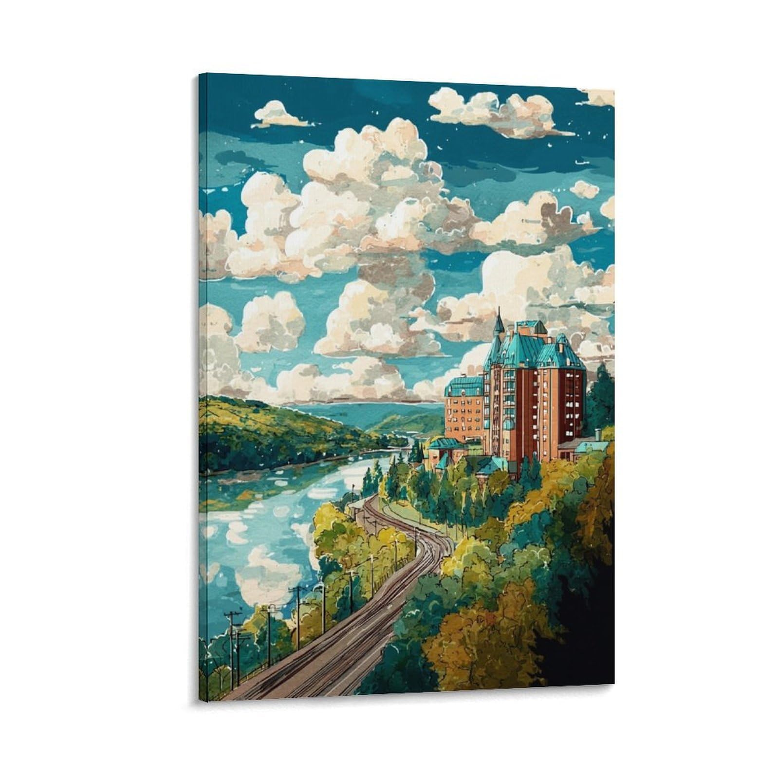 ZBBGGOZ Altoona Posters 08x12inch(20x30cm) Canvas Wall Posters And Art Picture Print Modern Family Bedroom Decor