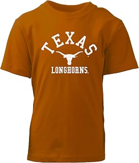 Wes and Willy NCAA Kids Short Sleeve Organic Cotton Tee Shirt