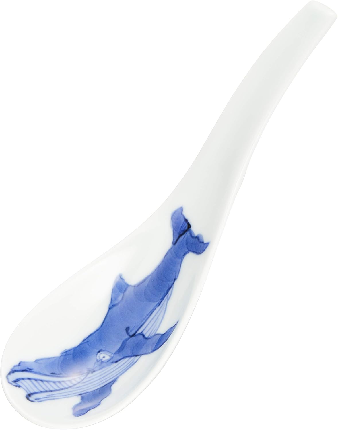 Arita Ware Keizan Kiln R2015 Ultimate Astragalus for Ramen, Diameter Approx. 6.3 inches (16 cm), Lotus Spoon, Lotus Flower, Dishwasher Safe, Made in Japan