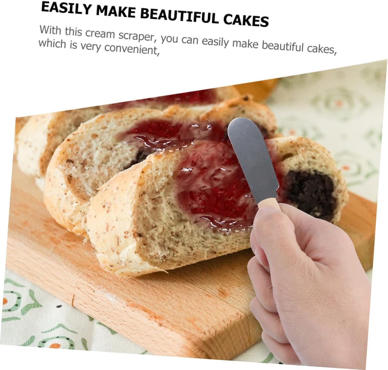 10pcs Stainless Steel Butter Spreader Knives with Ergonomic Handle