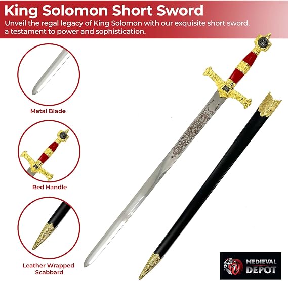 MedievalDepot King Solomon Short Sword - Overall 29