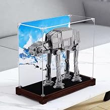 Acrylic Transparent Collectible Display Case for Lego 75288 at-at Walker Block Model. Display Case Showcase Dust Collection Display Case Only 1