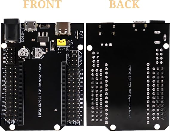 ESP ESP-32S Type C Development Board CH340 + DEVKIT V1 Power Supply Board Dual-Core WiFi + Bluetooth 2.4GHz for Arduino